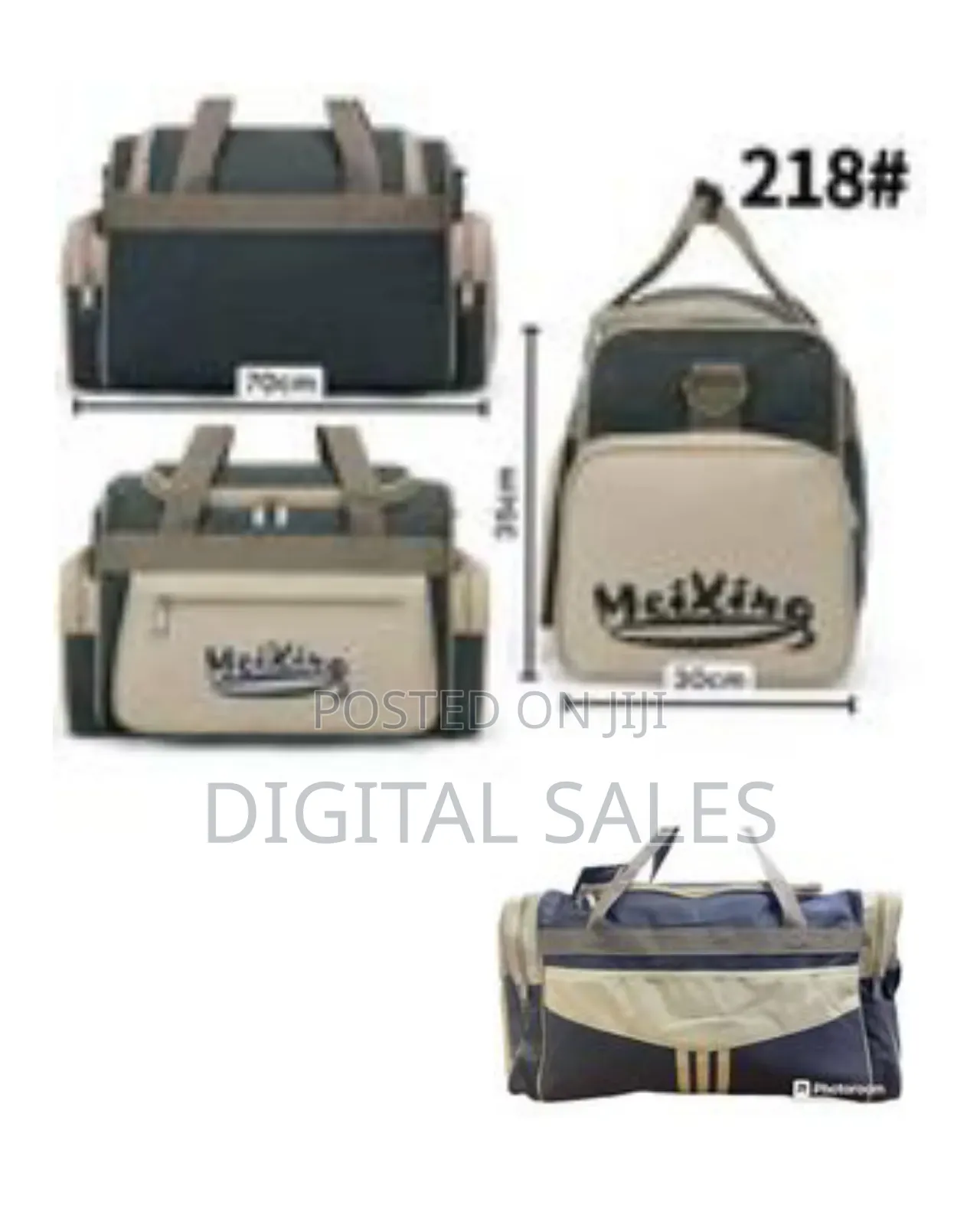 Waterproof Nylon Crossbody Luggage Gym Bags