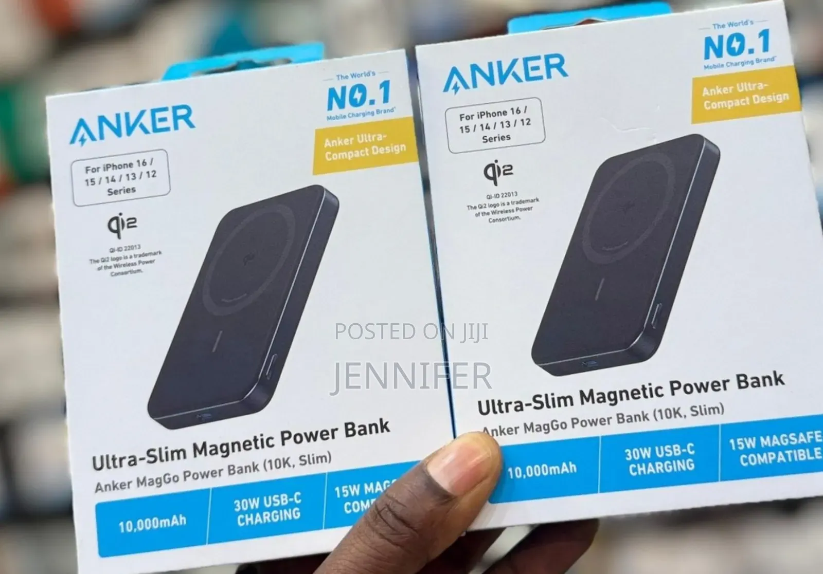 Anker Ultra Slim Magnetic Power Bank 30w 