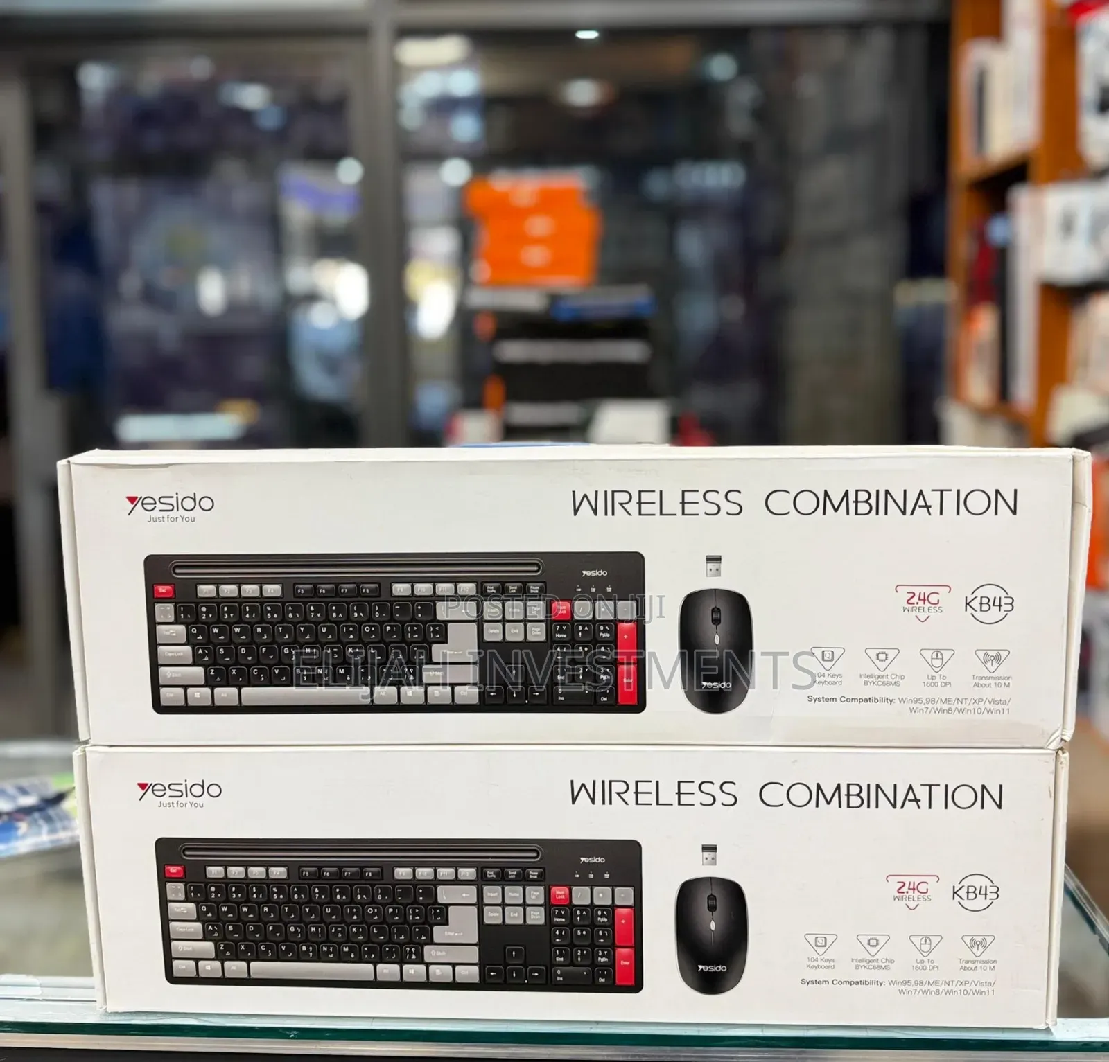 Yesido Wireless Combination Kb43
