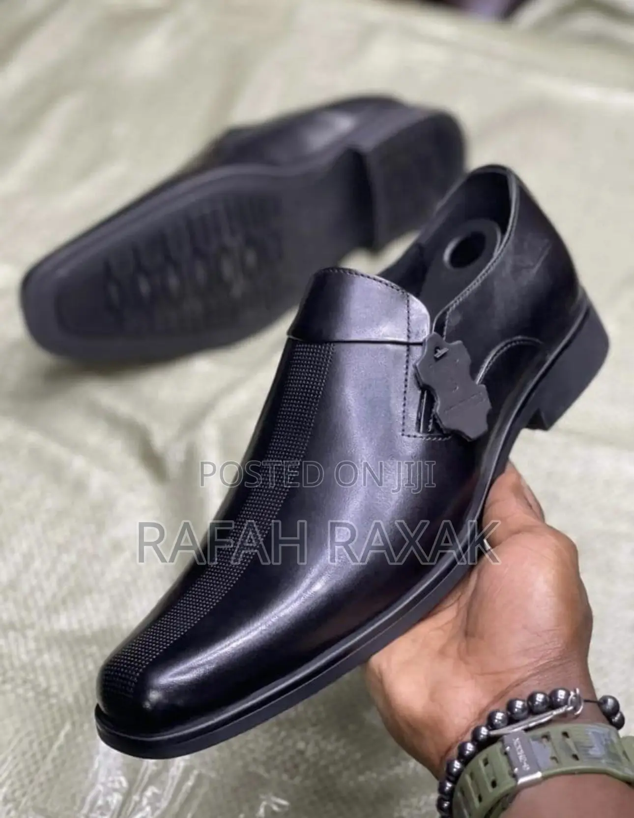 Original Men’S Black Clarks Formal Office Leather Shoes