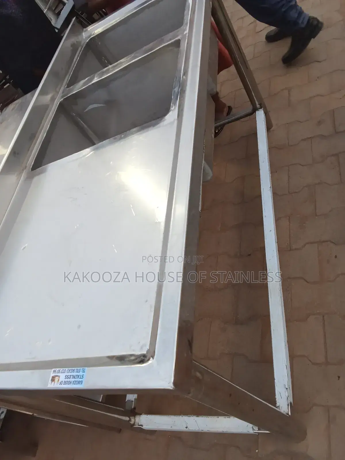 Commercial Washing Sink Dable Bowl Single Tray