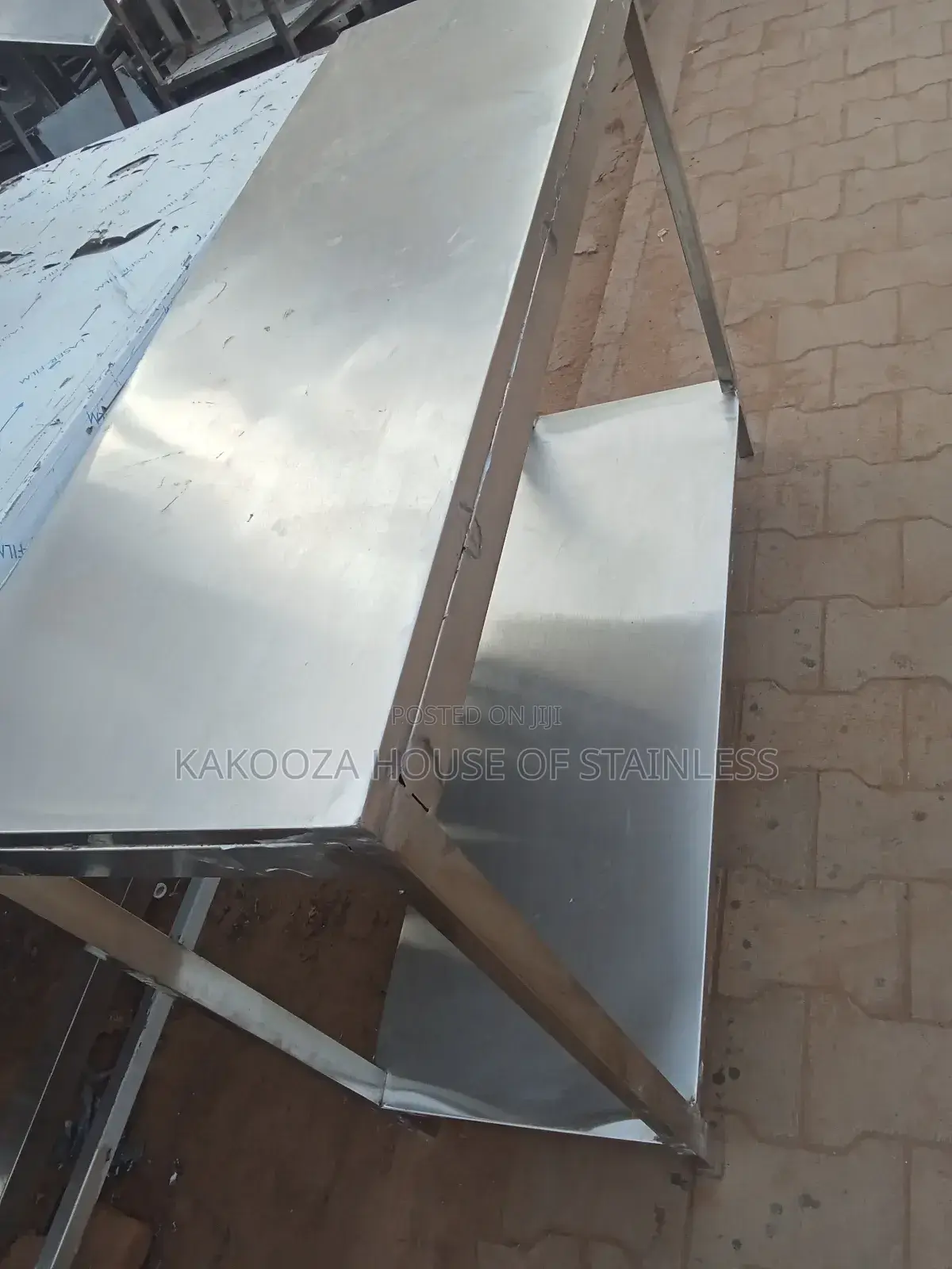 Stainless Steel Working Top Four Feet