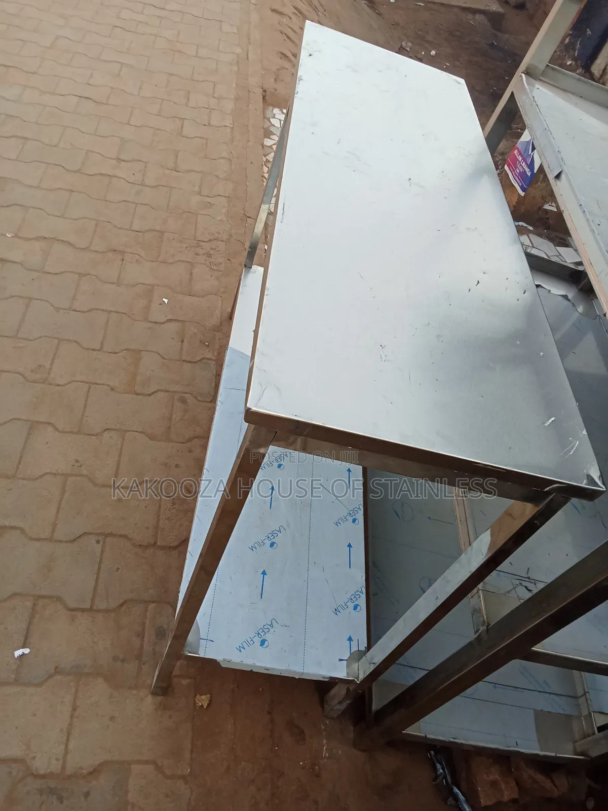 Stainless Steel Working Top Four Feet