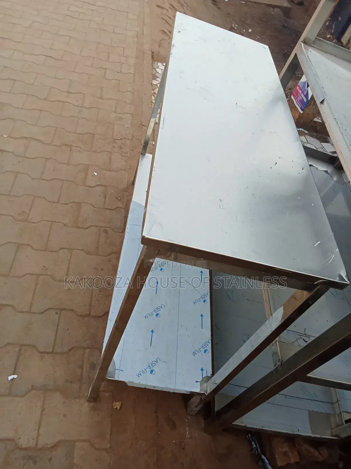 Stainless Steel Working Top Four Feet