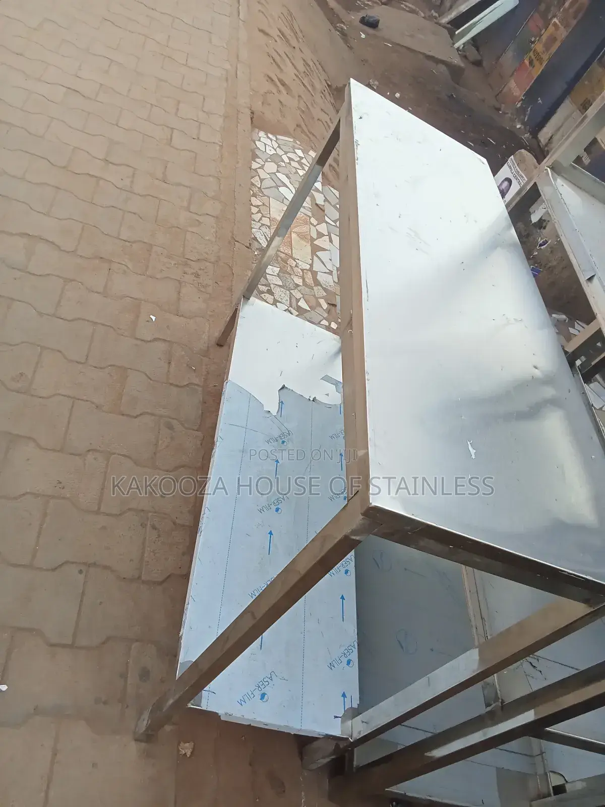 Stainless Steel Working Top Four Feet