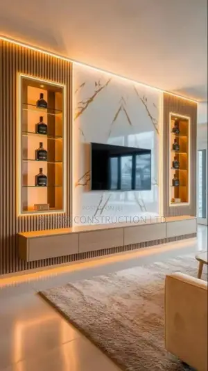 The Led Lighted Tv Unit in Ntinda