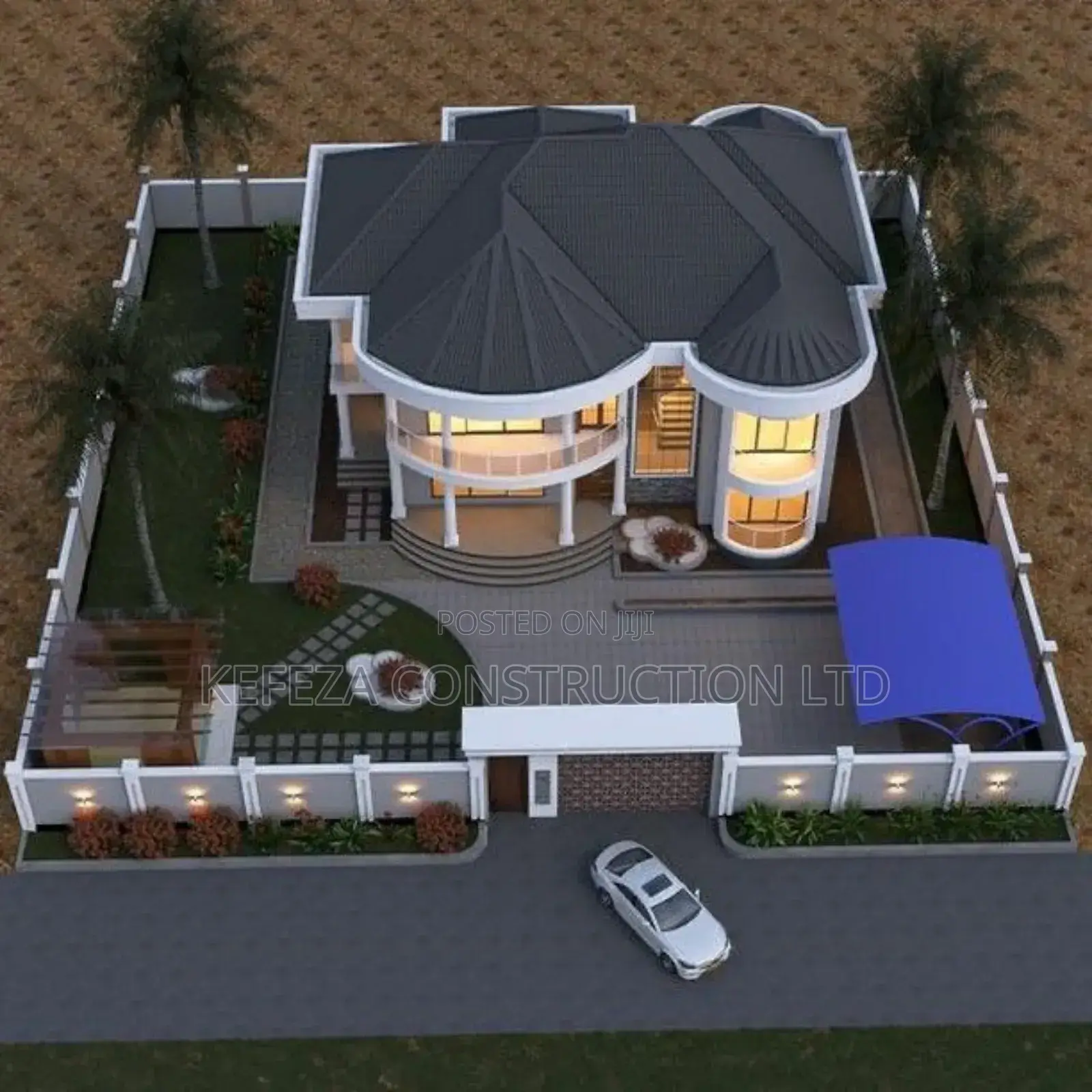 The Round Balcony Design Architectural