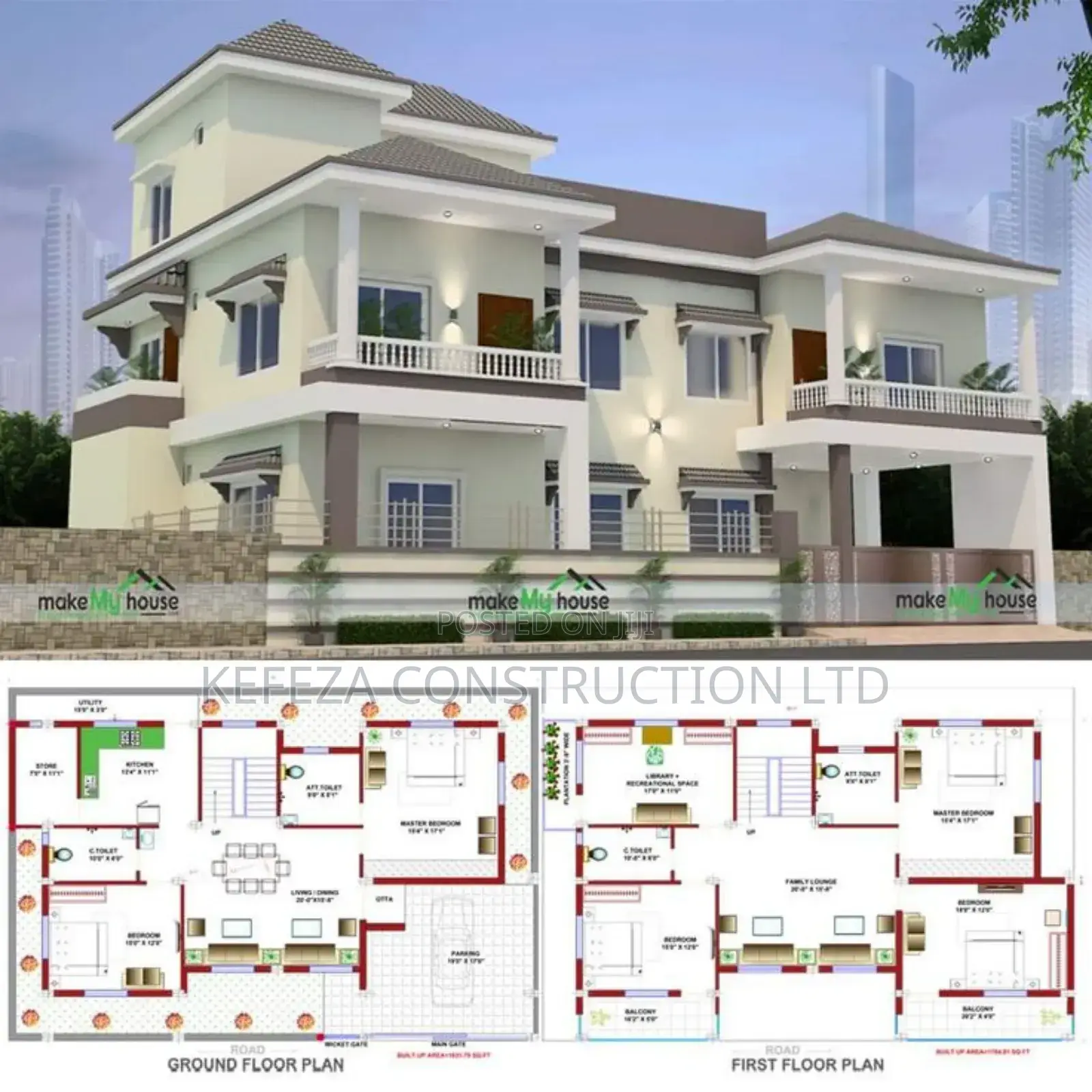 Kiwenda Hill Architectural Plans