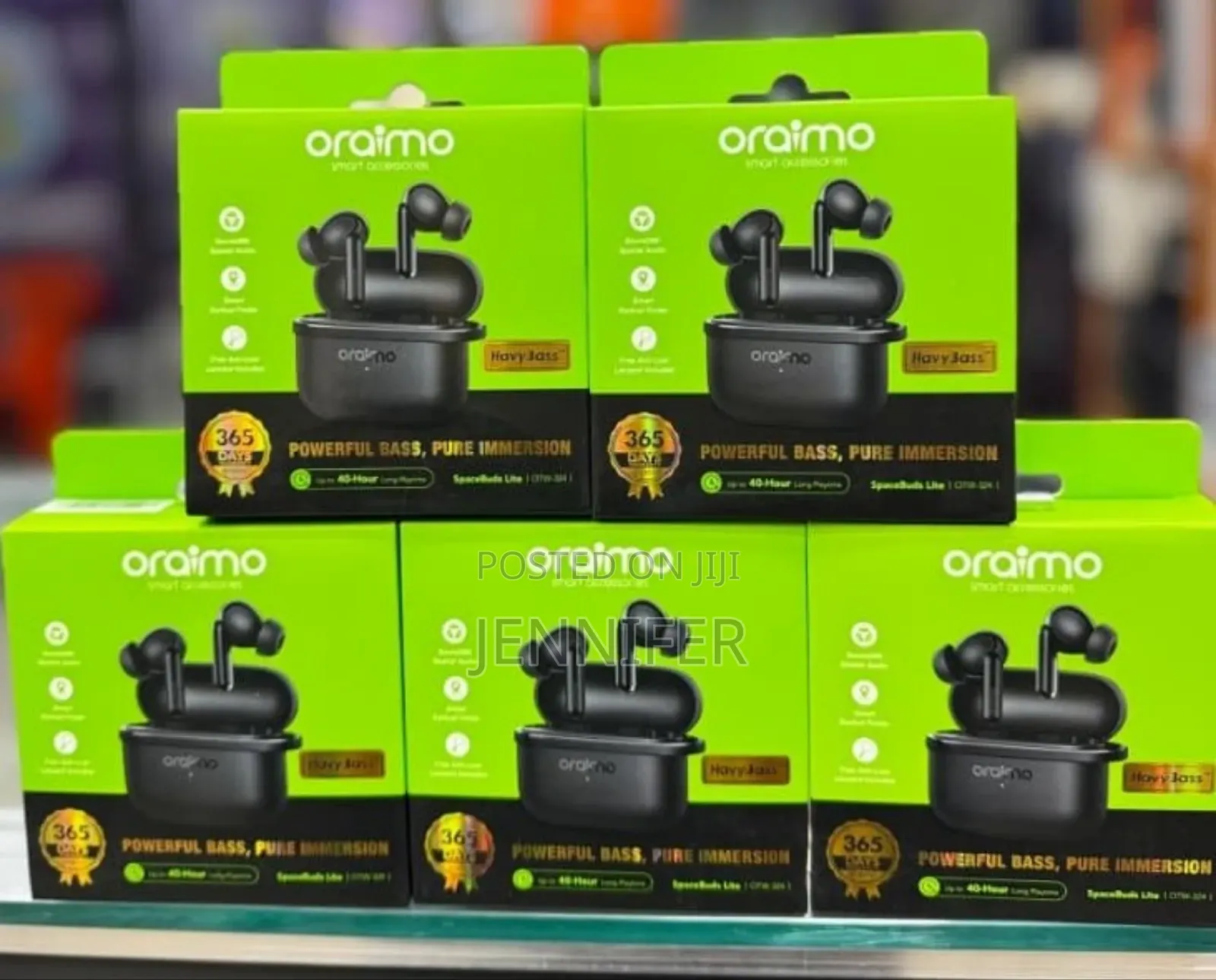 Oraimo Spacebuds Lite Sound360 Anti-Lost True Wireless Earbuds
