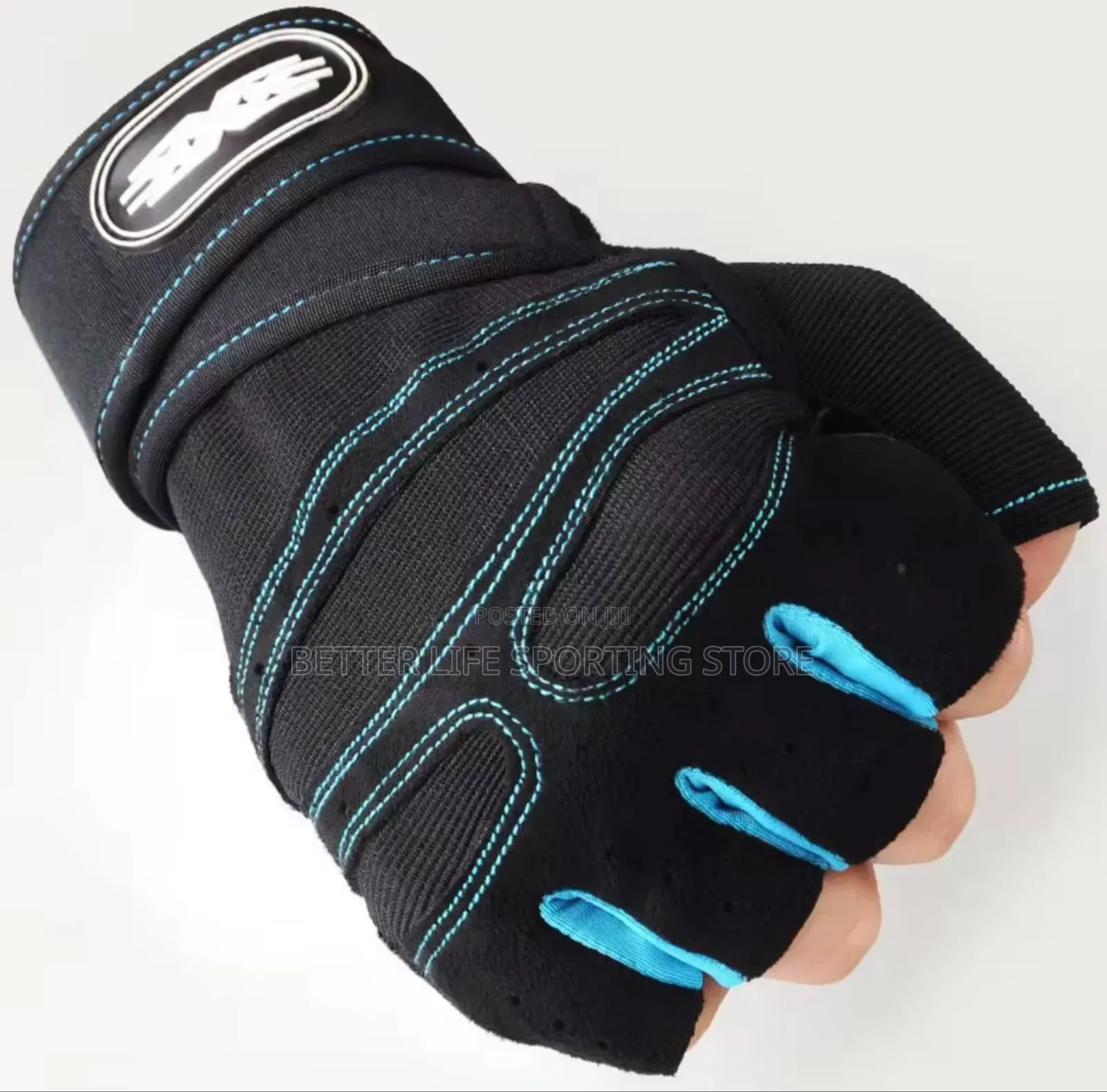 Gym Gloves Blue/Black