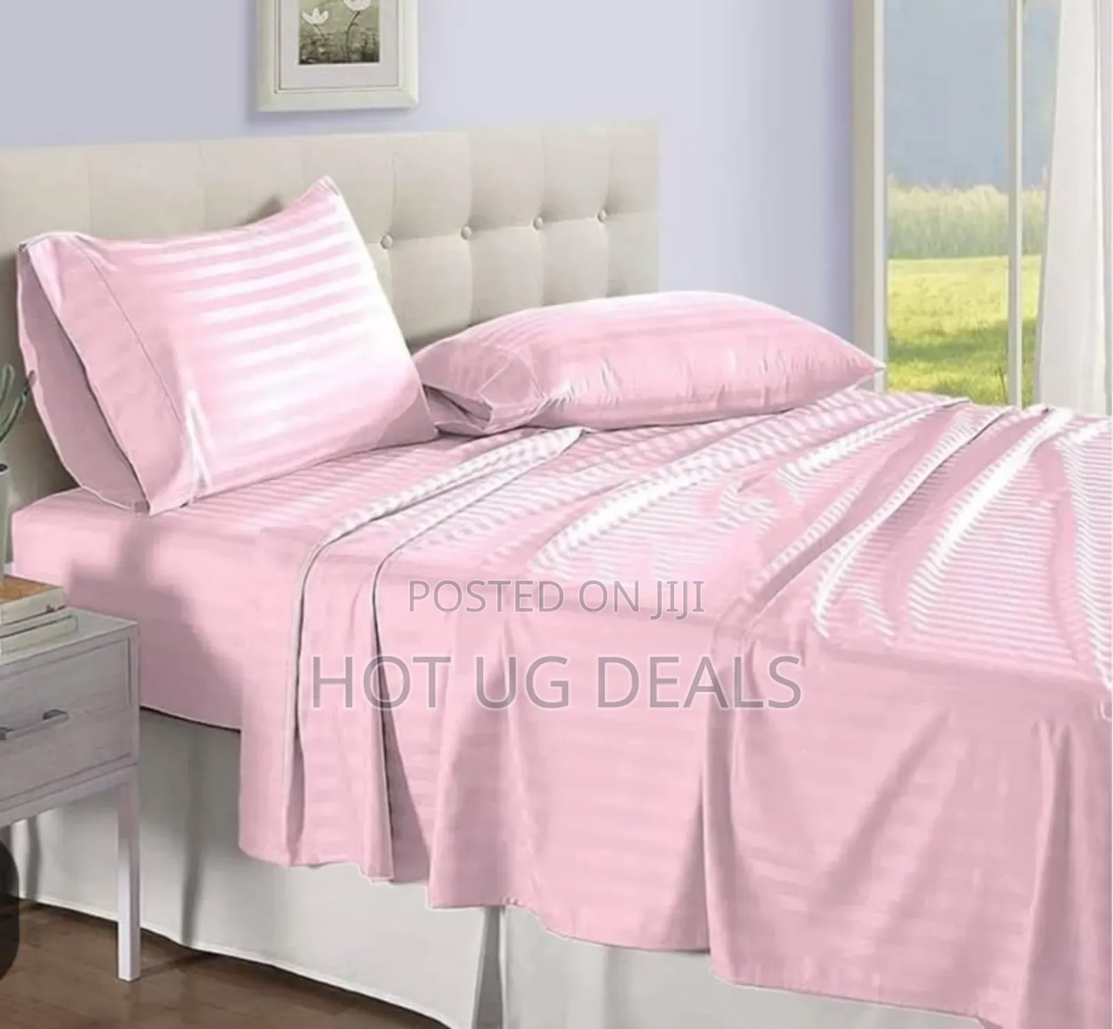 5x6 4pcs Egyptian Cotton Bedsheet Set With 2 Pillowcases