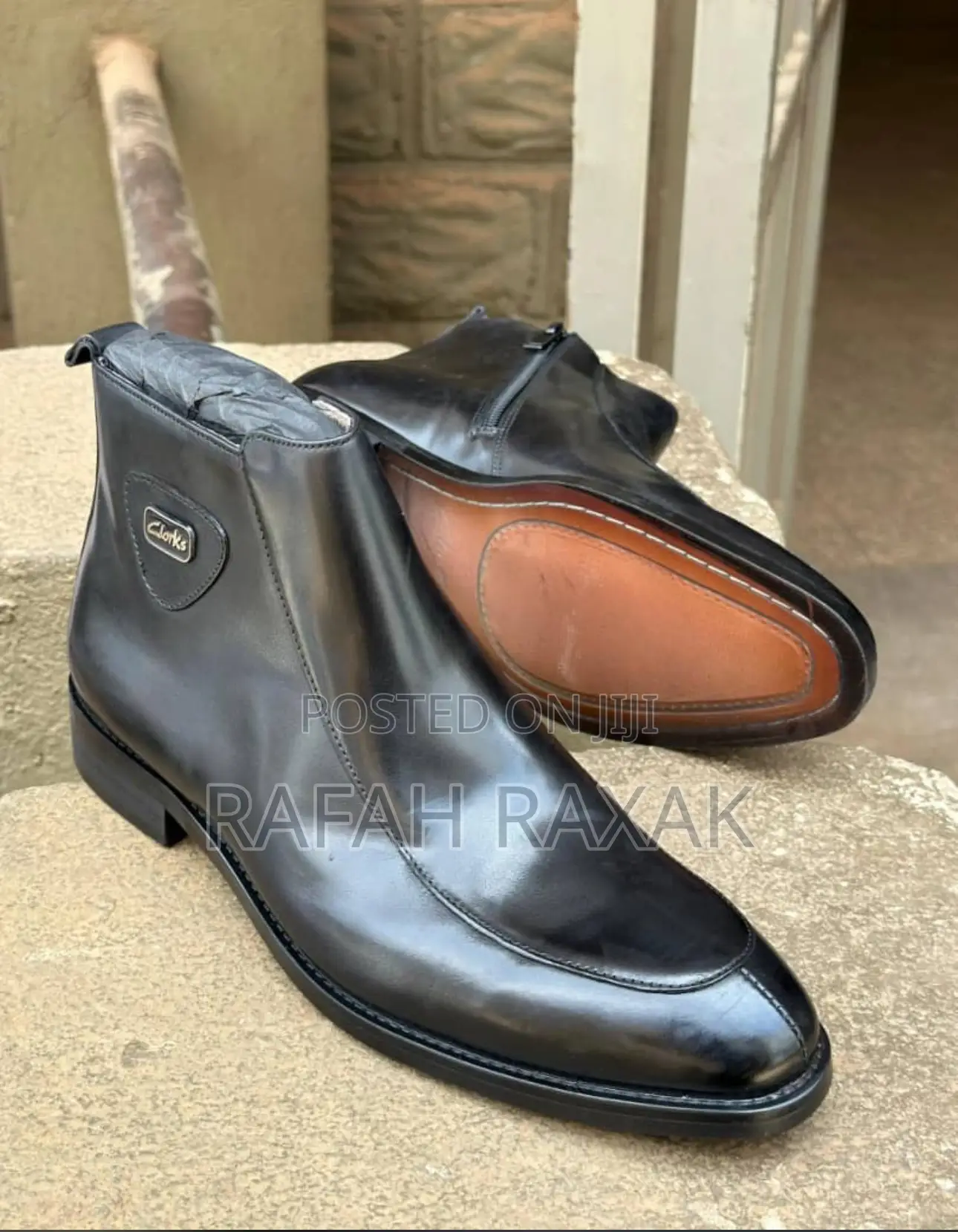 Original Men’S Black Clarks Formal/Gentle Chelsea Boots