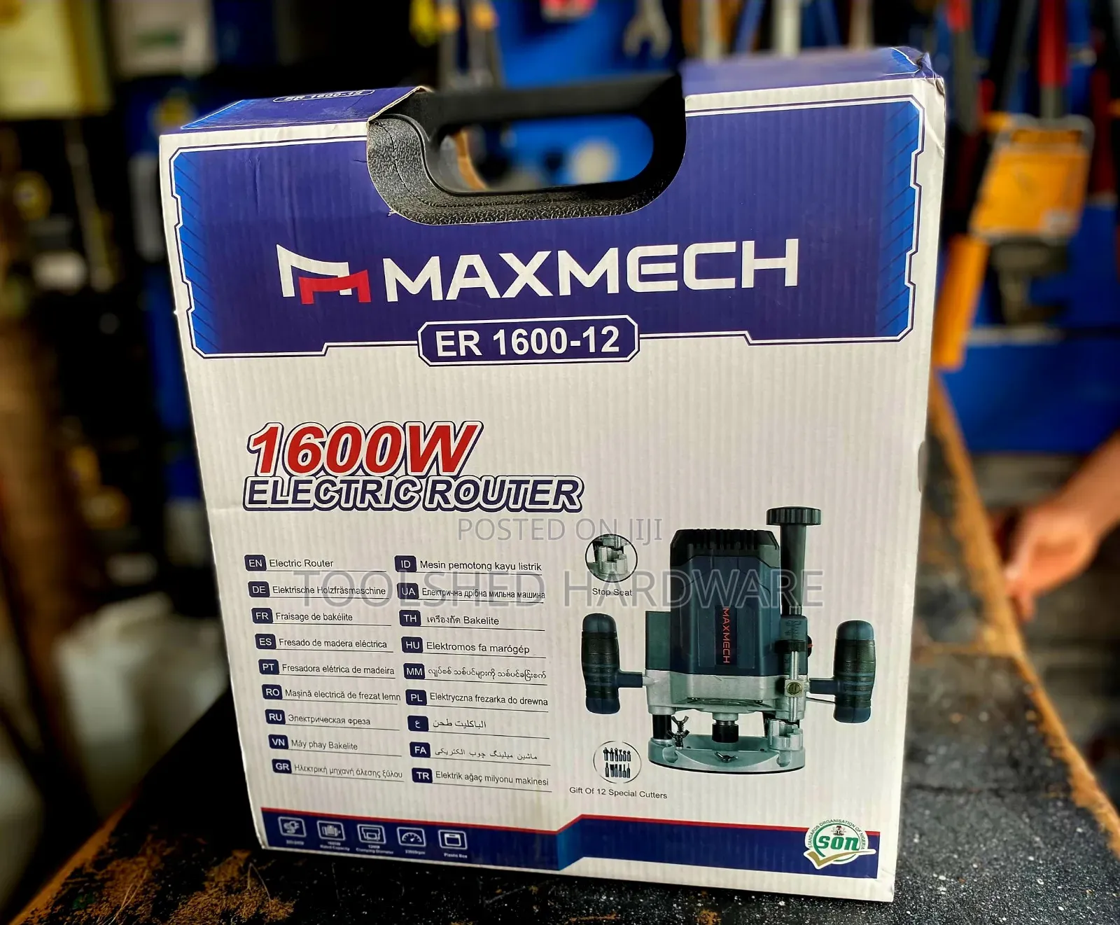 Electric Router Maxmech 1600w 12mm