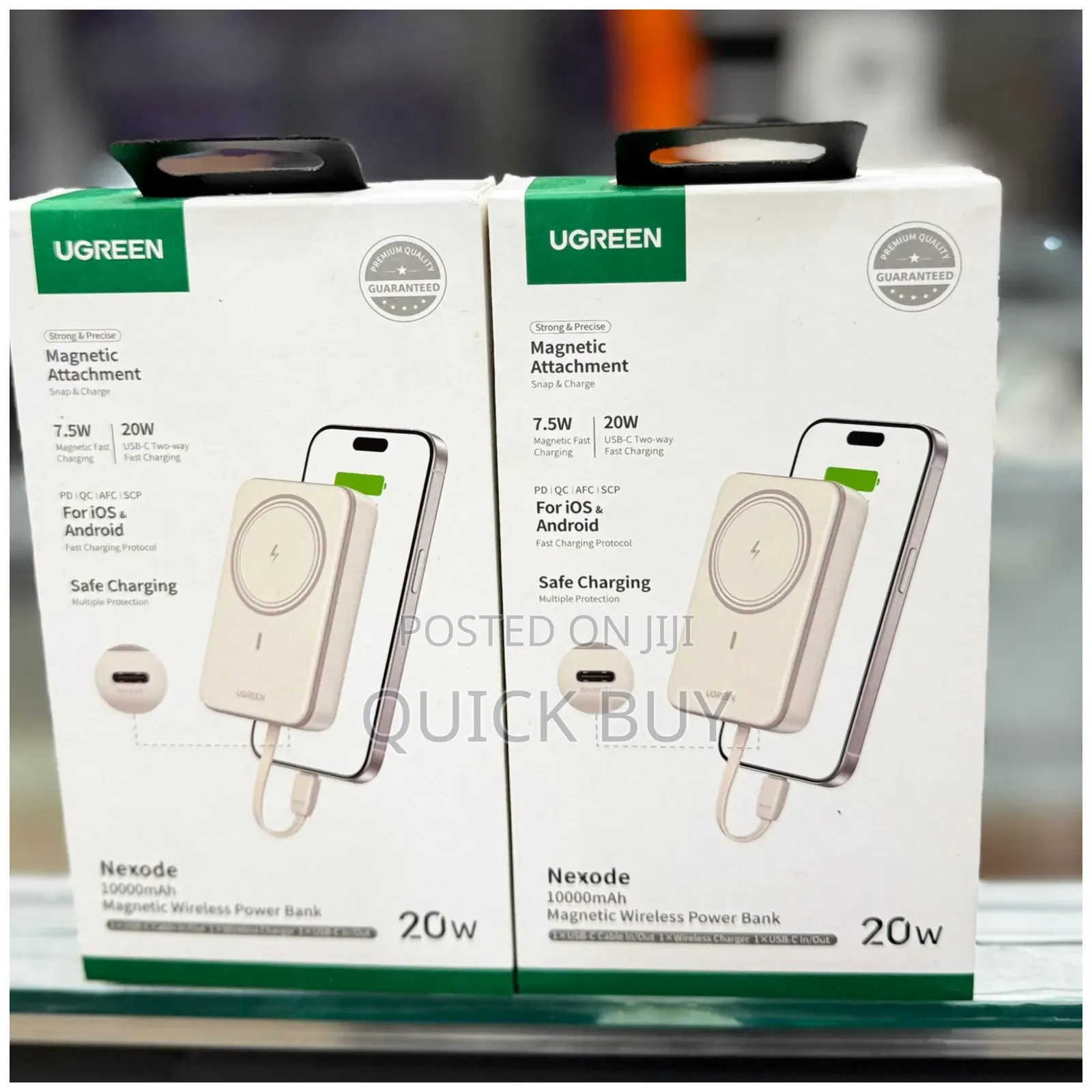 Ugreen Nexode 10000mah Wireless Power Bank 20w
