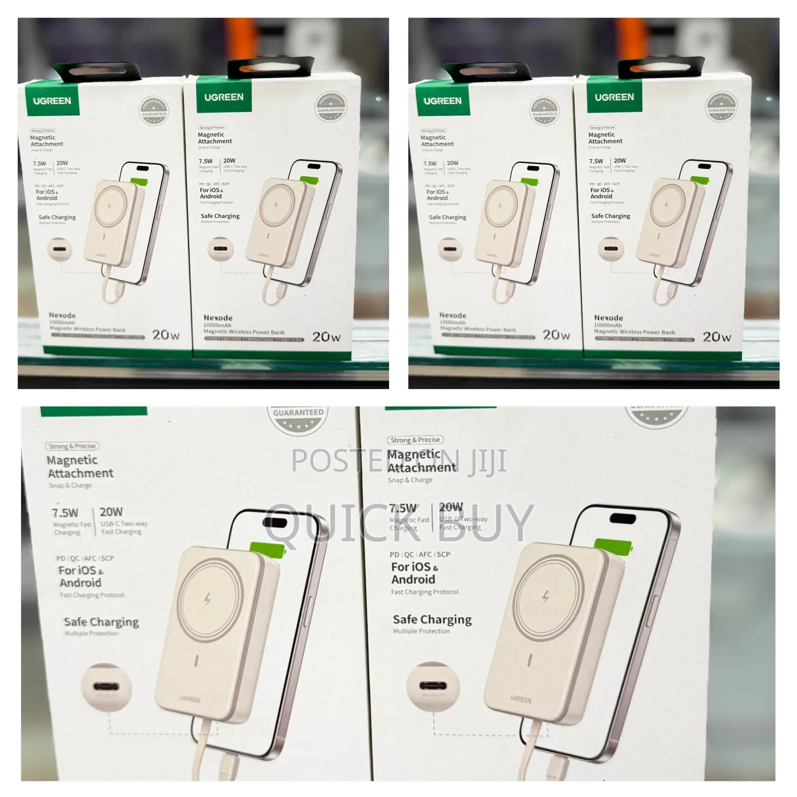 Ugreen Nexode 10000mah Wireless Power Bank 20w