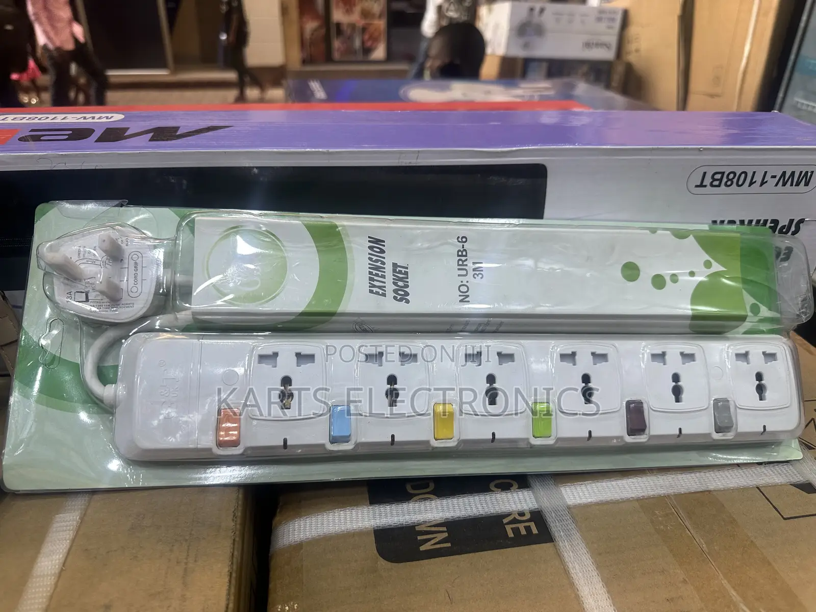 G and T 6 Way Power Extension