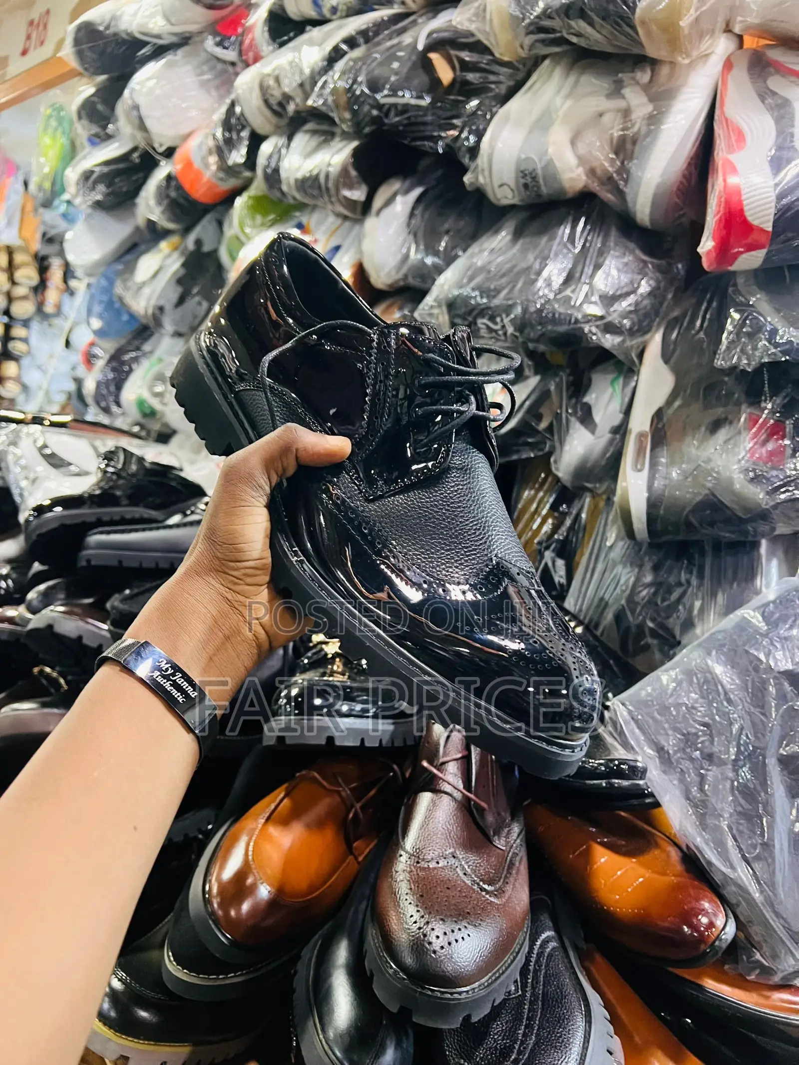 Shinnys Black Oxfords Laces Bigsole