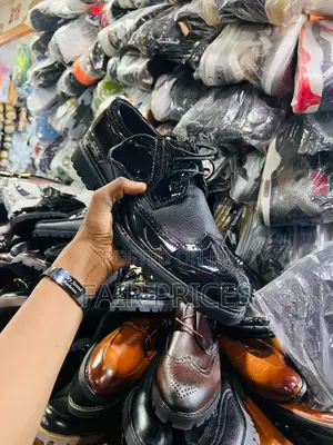 Shinnys Black Oxfords Laces Bigsole