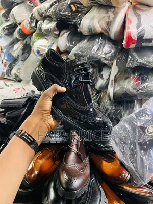 Shinnys Black Oxfords Laces Bigsole