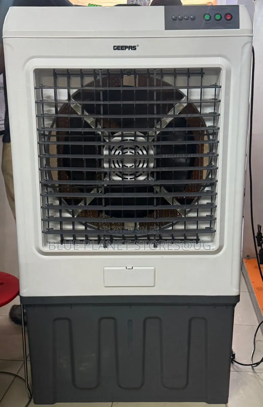 Geepas 100litres Electric Air Coolers \\ 450w \\ 8000m3/H \\ Gac16019