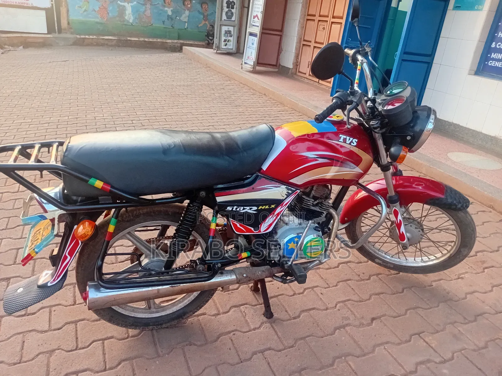 TVS XL 100 2023 Red