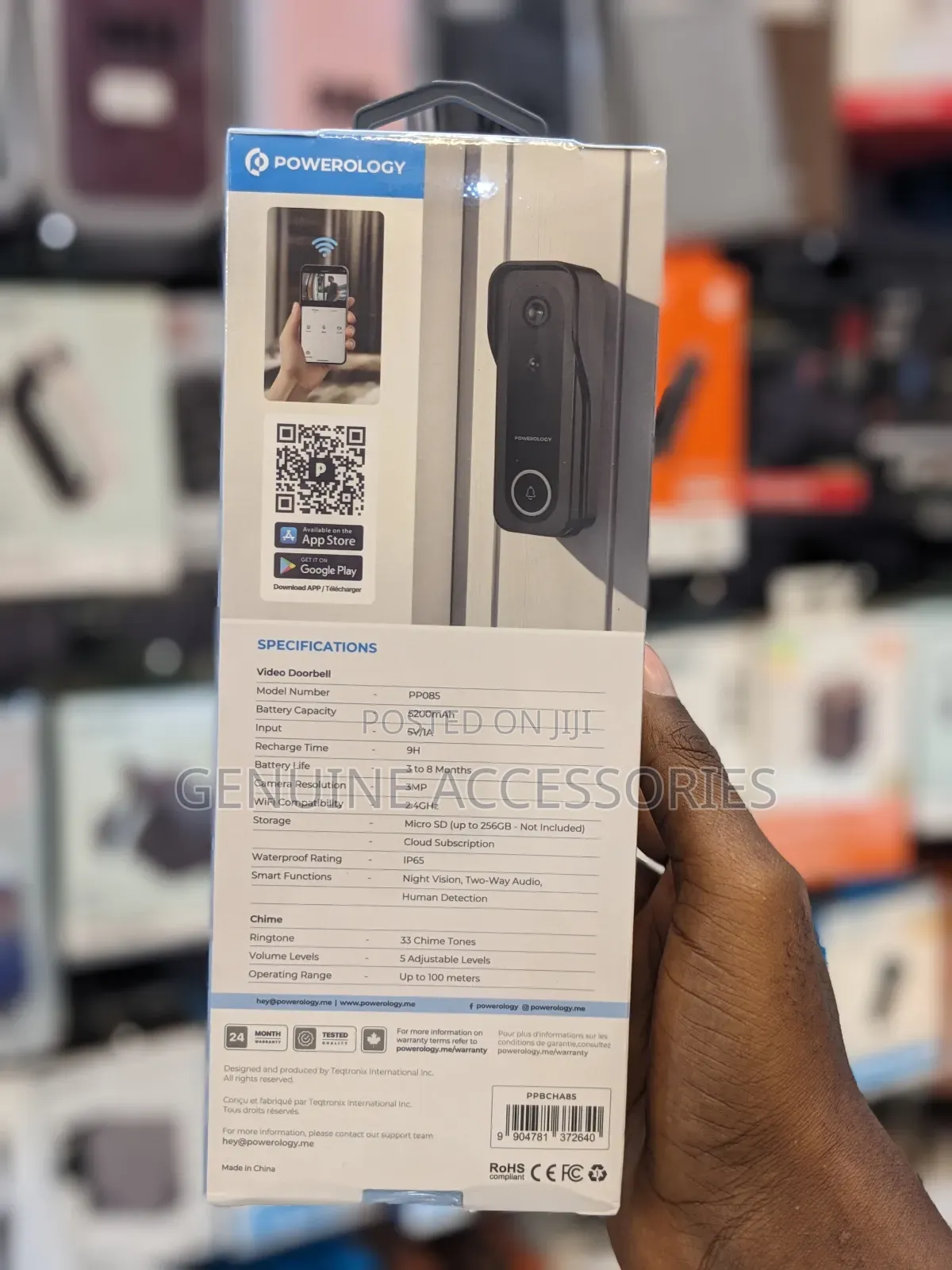Powerology Smart Doorbell Camera