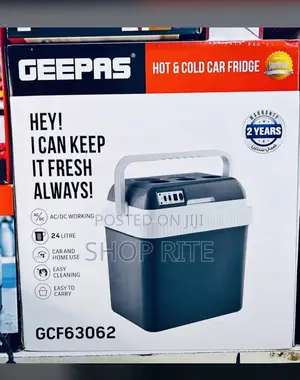 Geepas Hot and Cold Mini Car Refrigerator