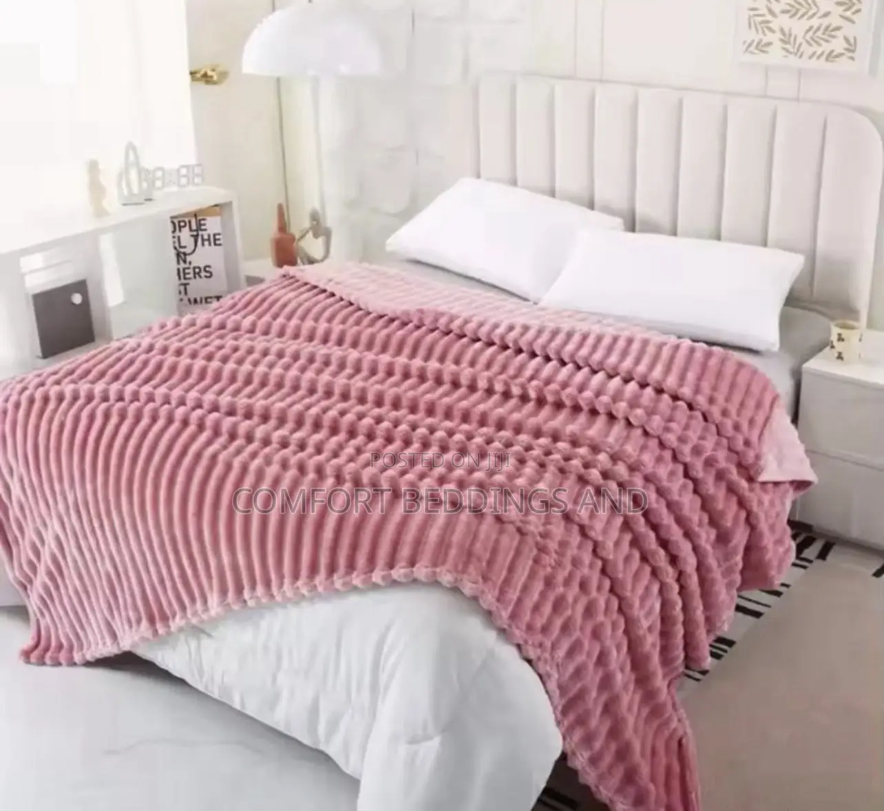 Soft Throw Blanket Pink