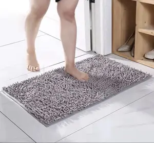 Door Bath Mat Gray