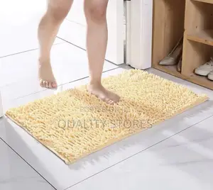 Door Bath Mat Cream