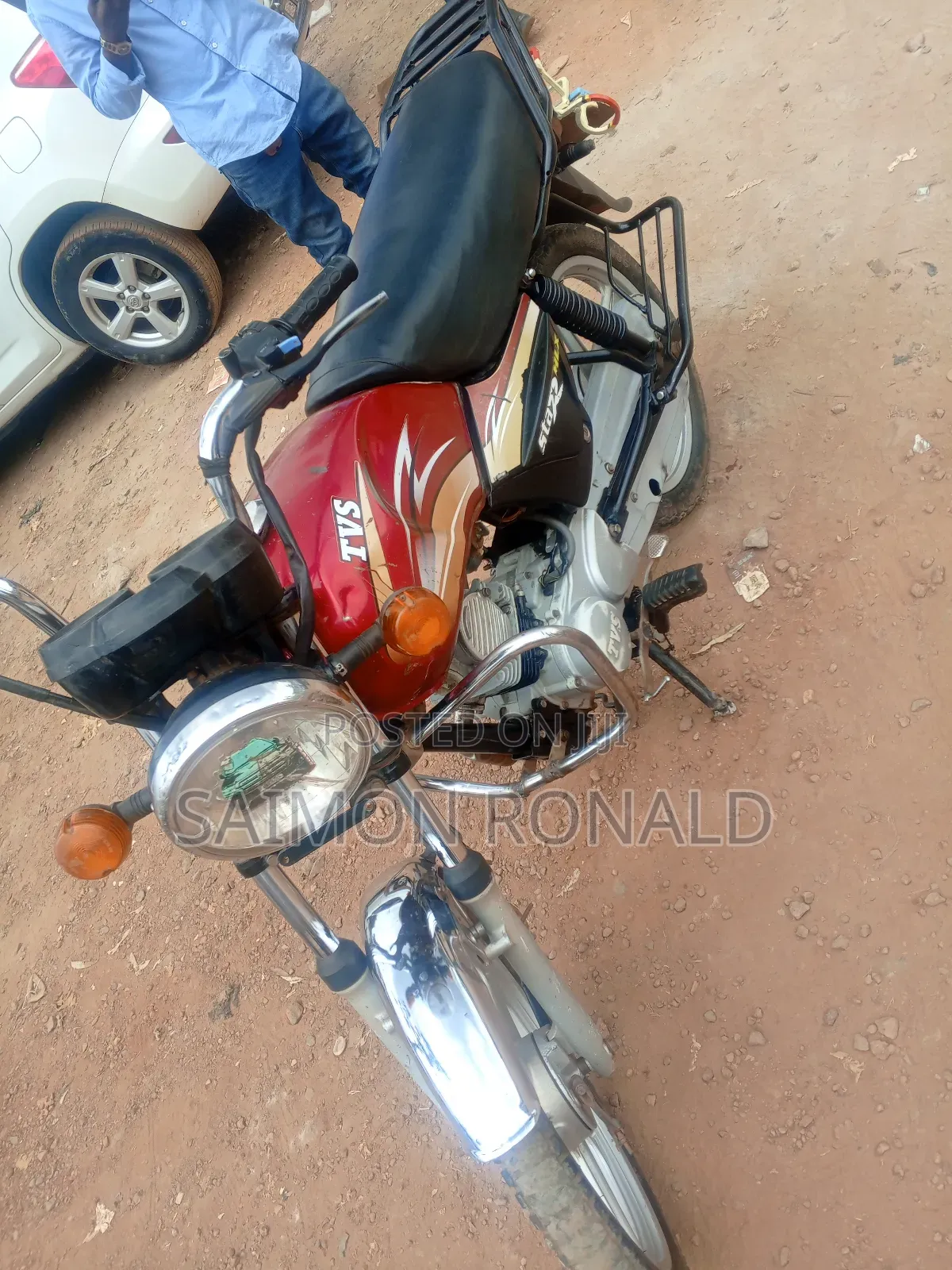 TVS XL 100 2010 Red
