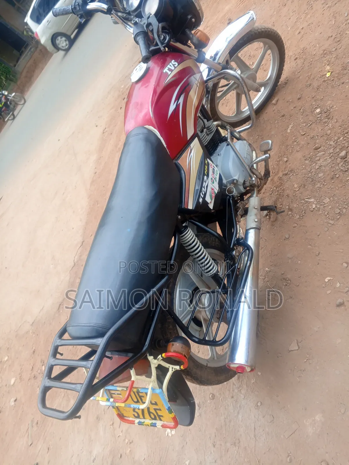 TVS XL 100 2010 Red