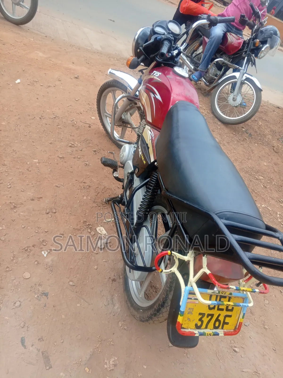 TVS XL 100 2010 Red