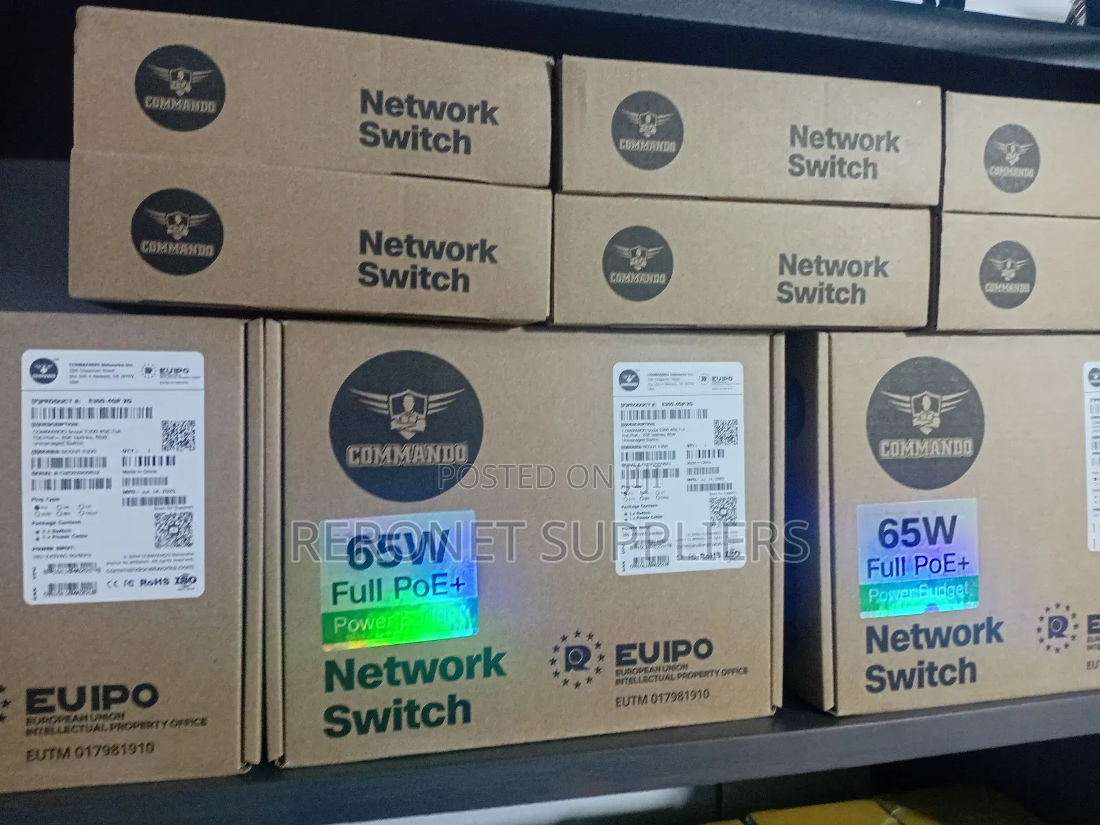Commando 4port Poe Gagibit +2uplinks Switch