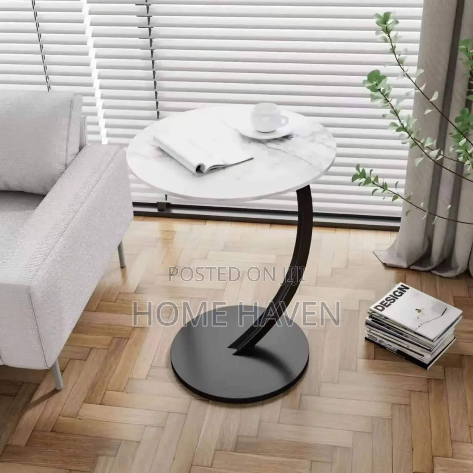 C-Shaped Coffee Table