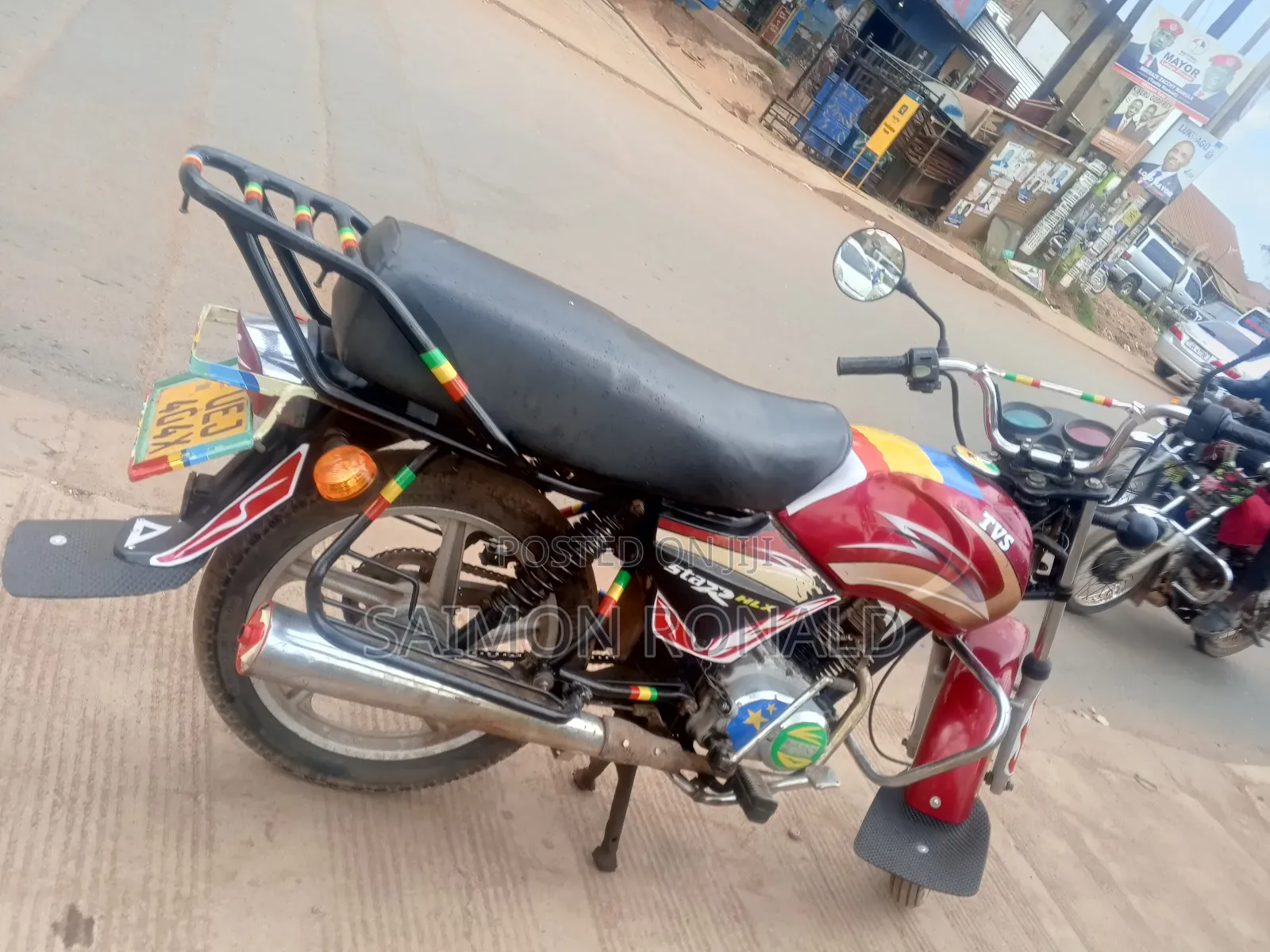 TVS XL 100 2010 Red