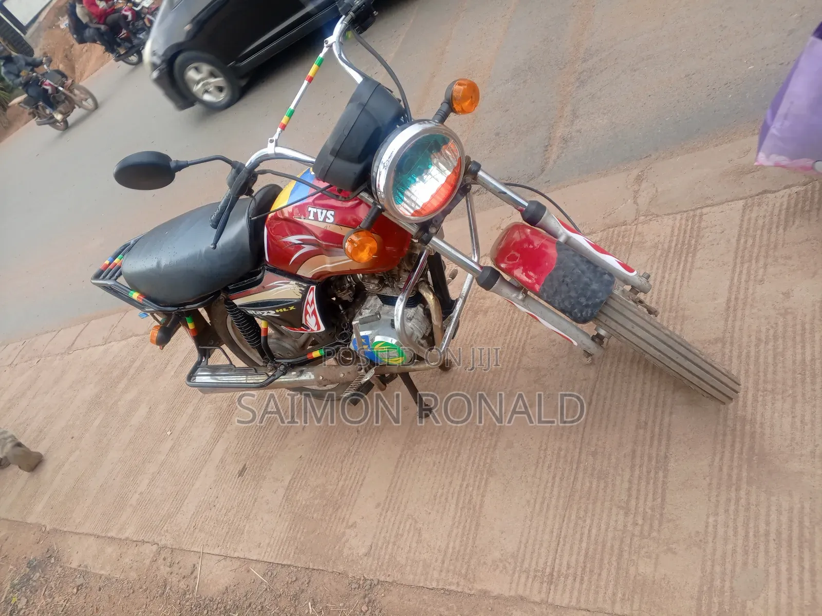 TVS XL 100 2010 Red
