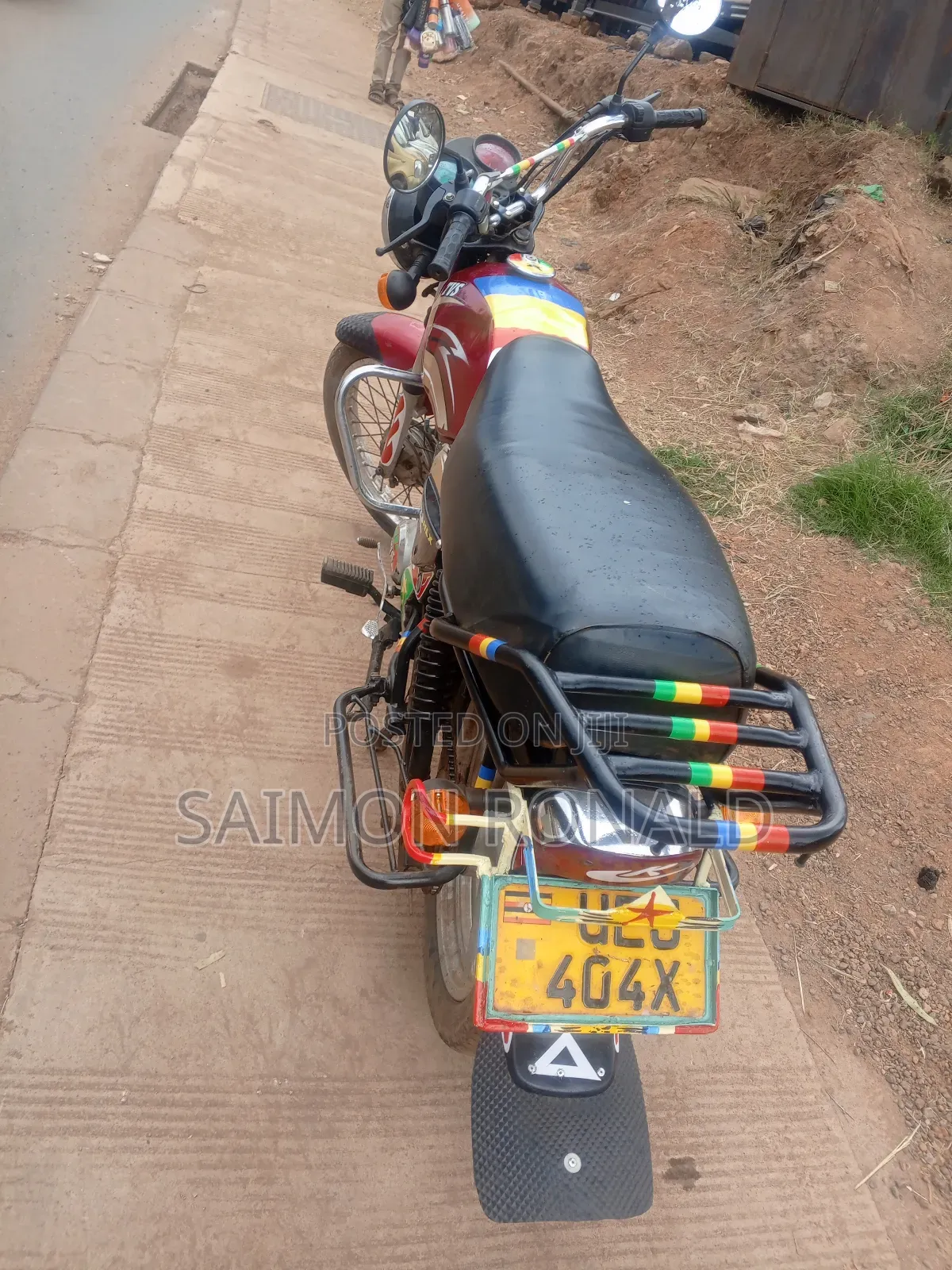 TVS XL 100 2010 Red
