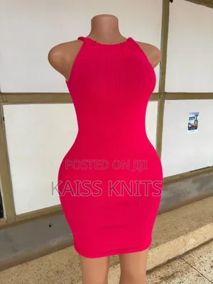 Pink Knitted Dress