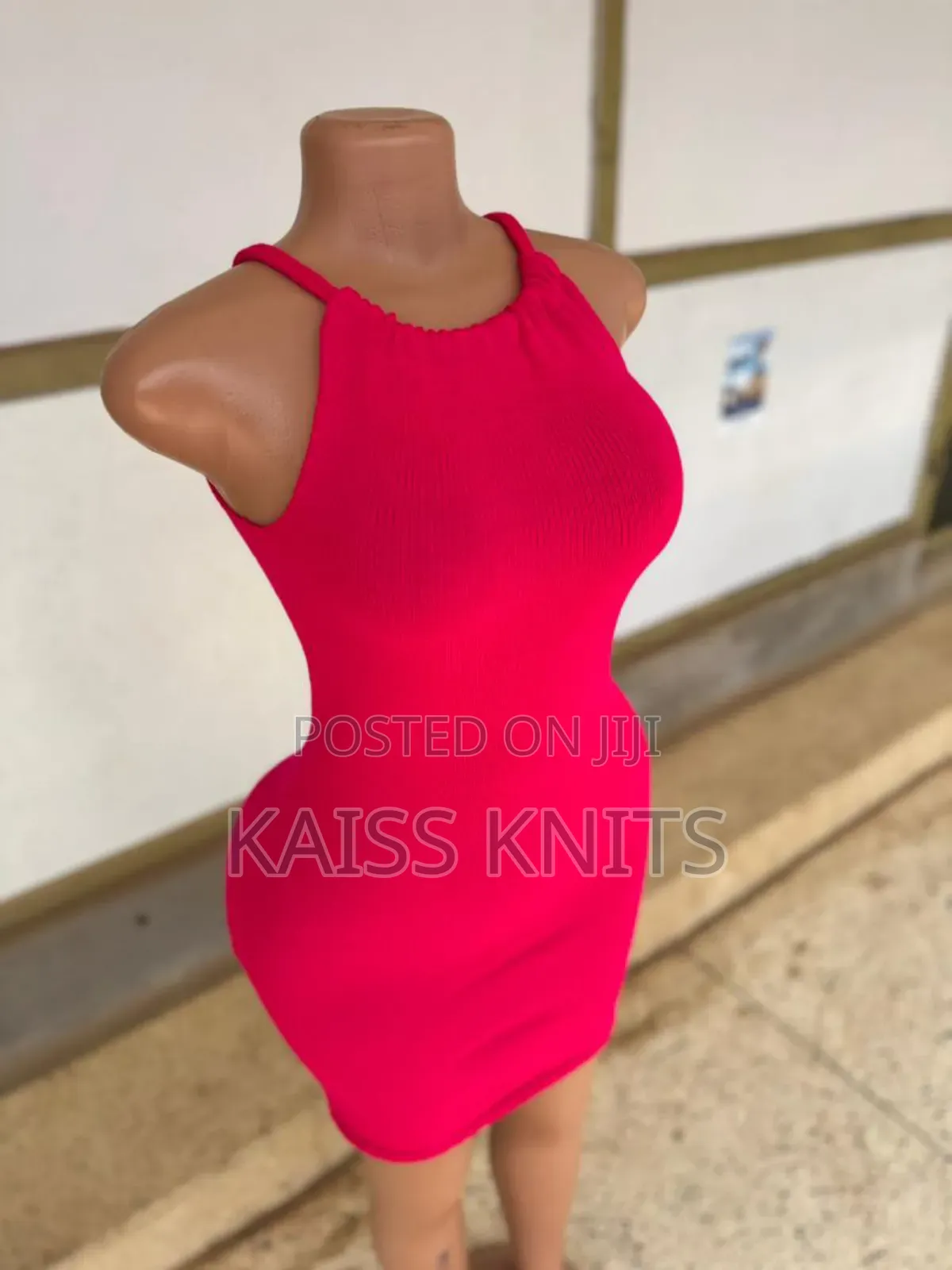 Pink Knitted Dress