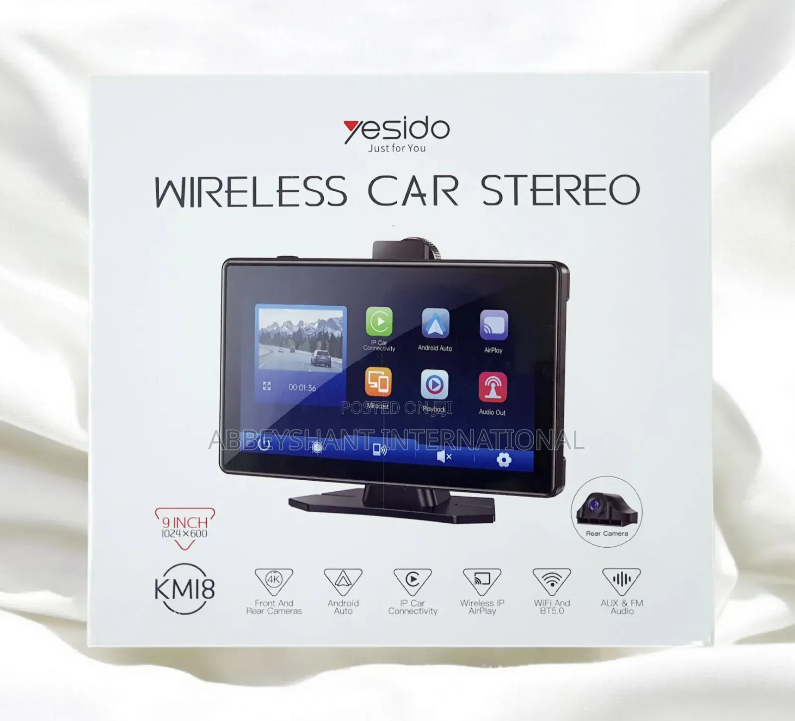 Wireless Car Stereo With a Backup Camera/Yesdo Km18 9-Inch Wireless