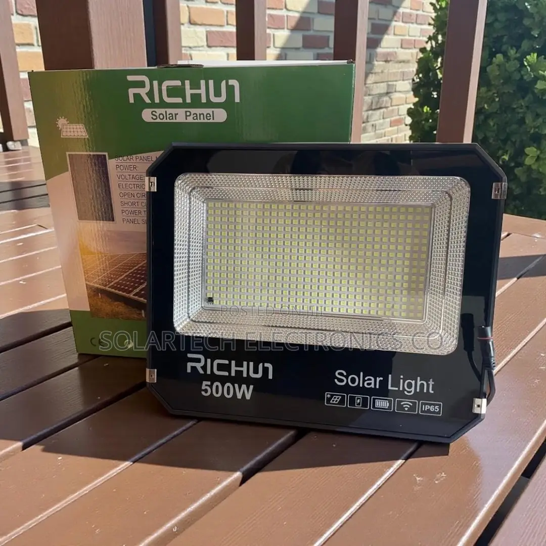 Richur 500w Super Bright Led Solar Flood Lamp-Solar Street Light