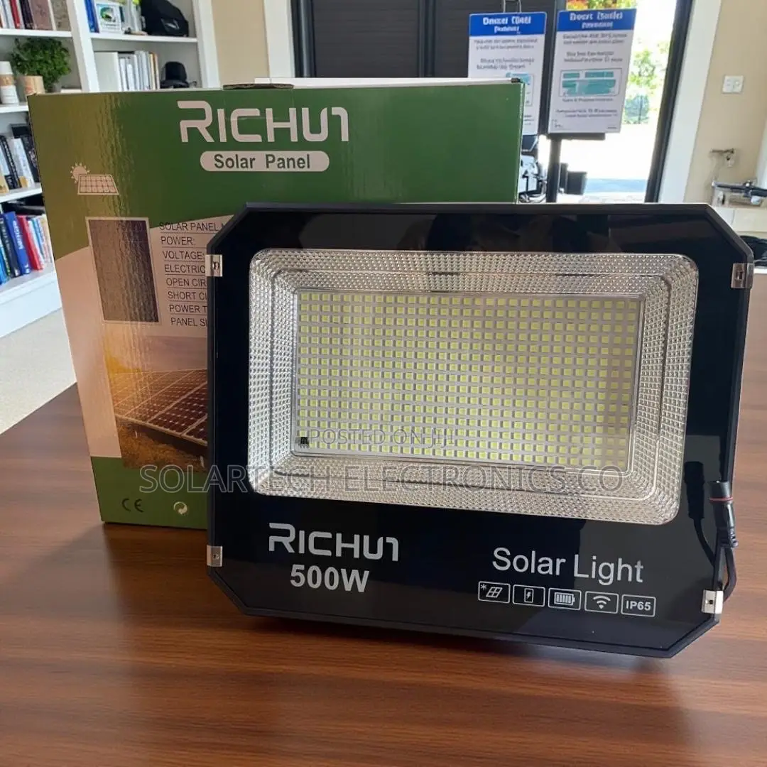 Richur 500w Premium Solar Flood Security Lamp-Solar Street Light