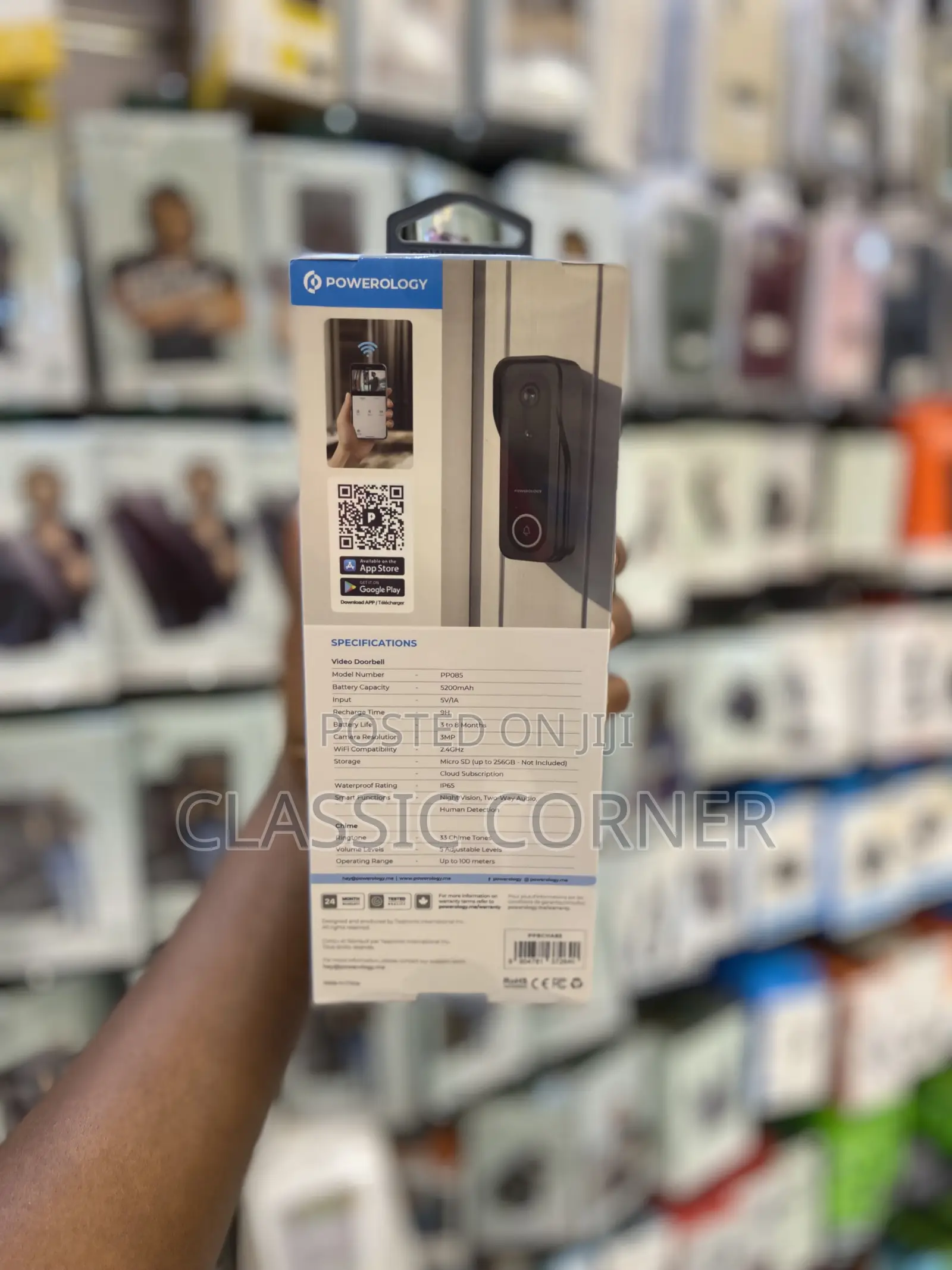 Powerology Smart Doorbell Camera
