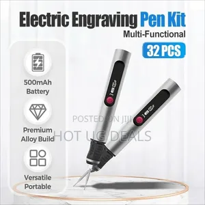 Cordless, Usb-rechargeable Electric Engraving Pen Kit.