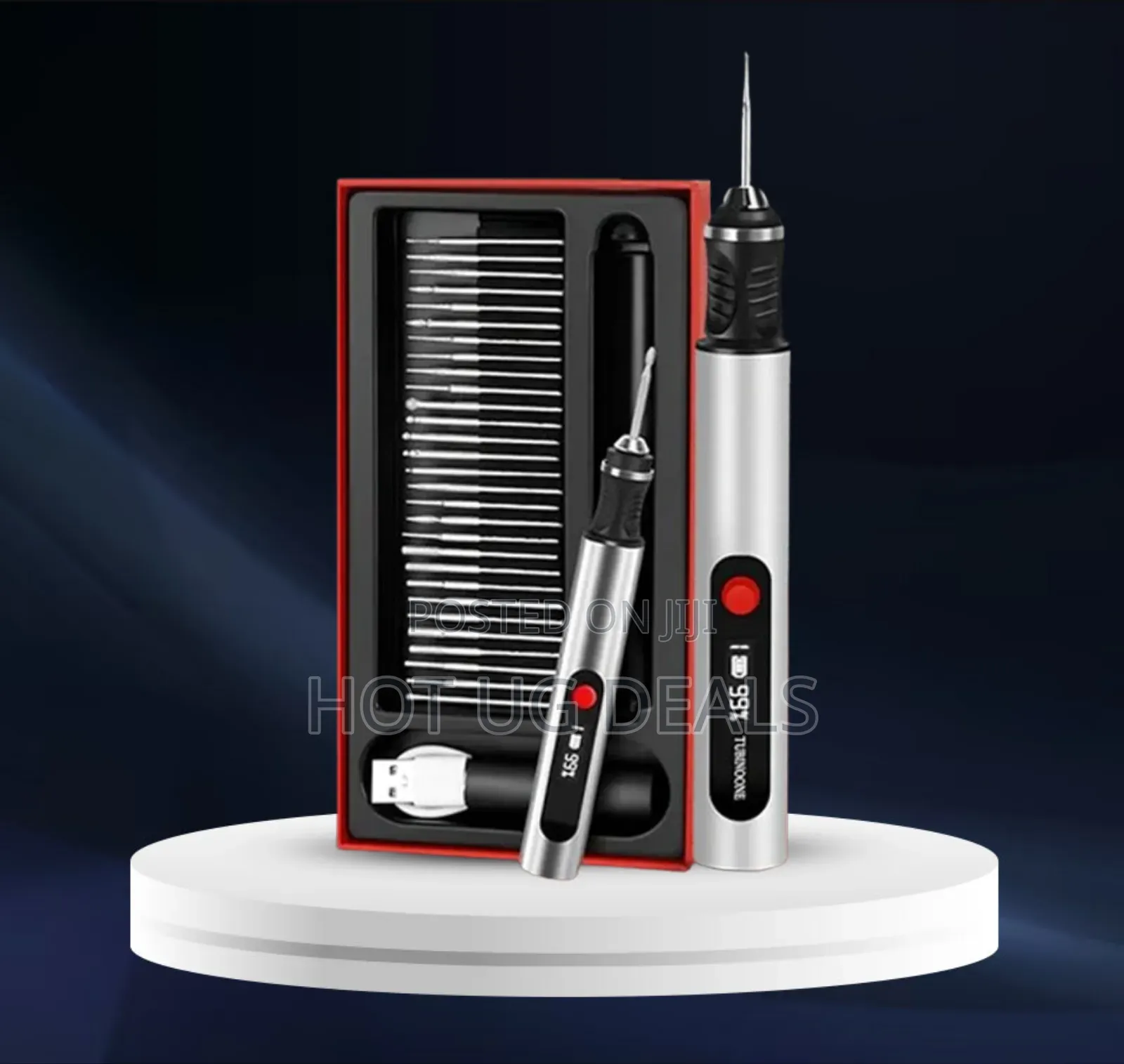 Cordless, Usb-rechargeable Electric Engraving Pen Kit.
