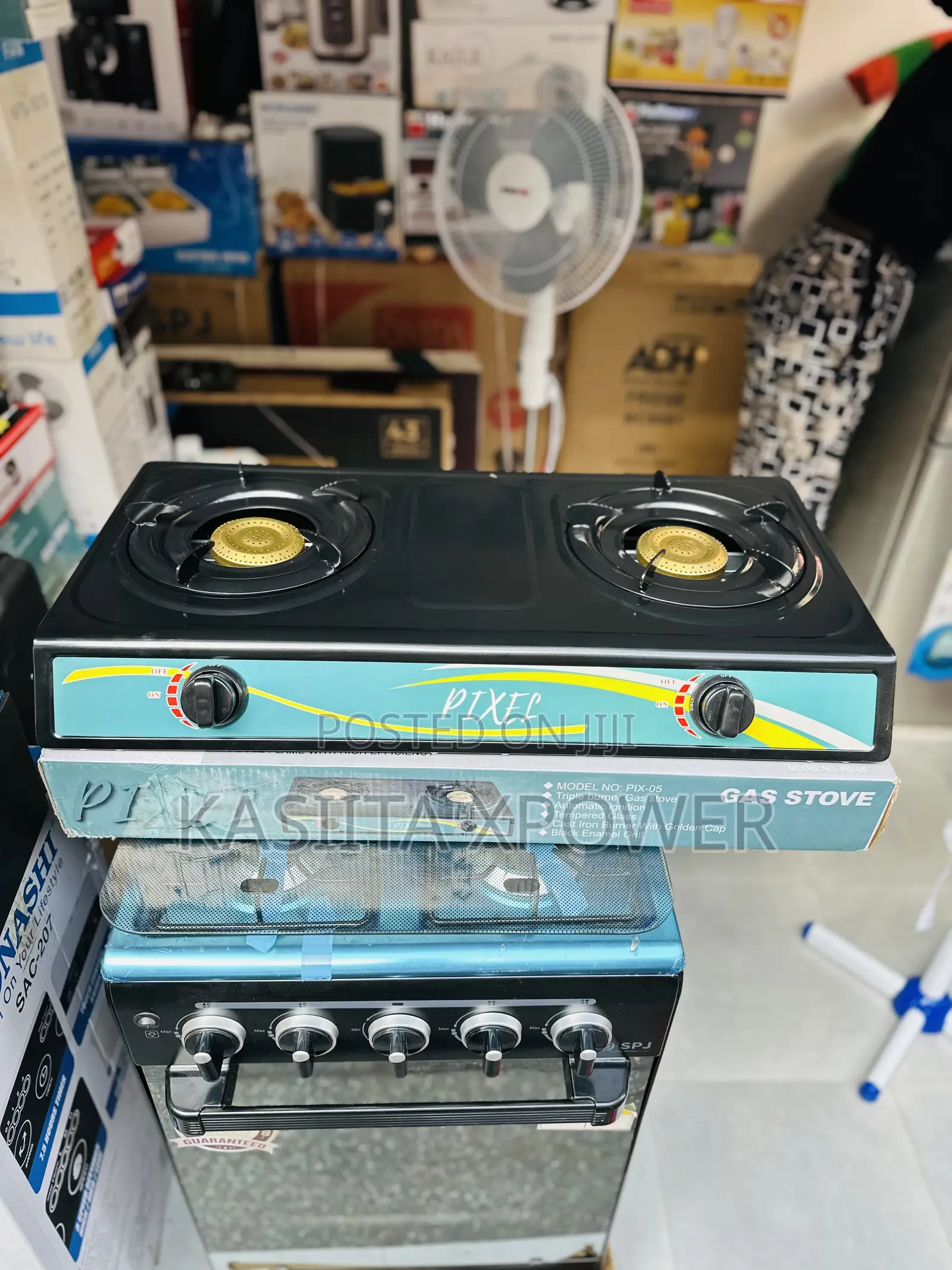 Pixel Double Gas Burner/Stove