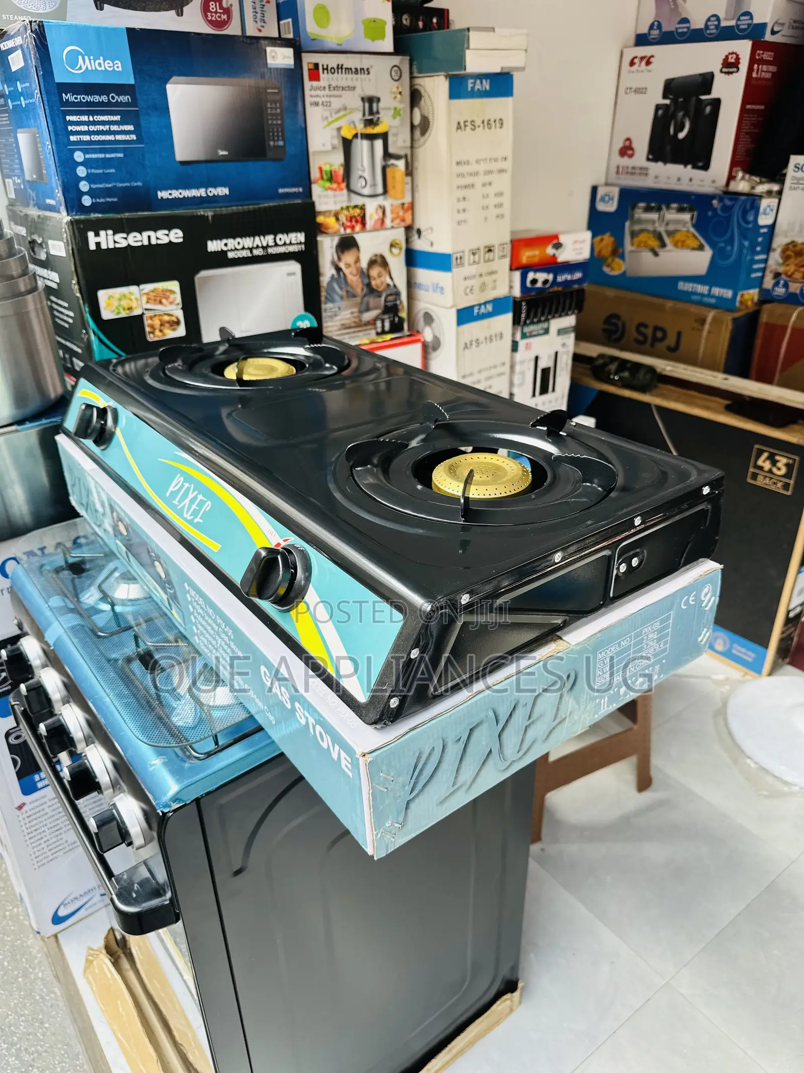 Pixel Double Gas Burner/Stove