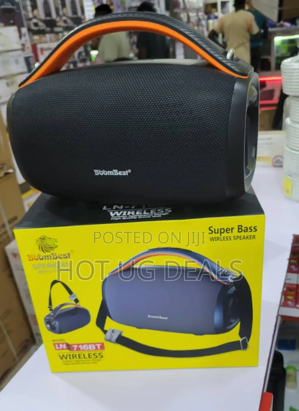 Boombest Ln-716 Bt Solid Super Deep Bass Portable Bluetooth Speaker