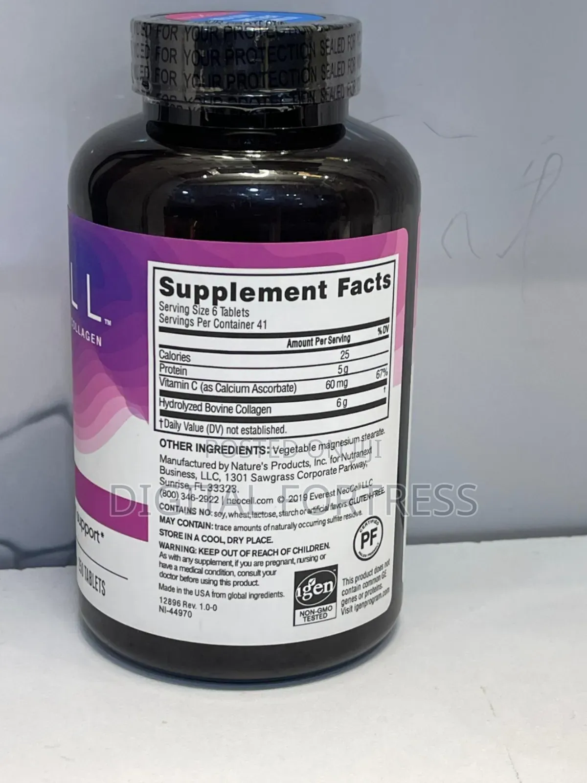 Neocell Super Collagen+ Vitamin C 250tabs